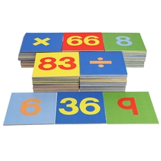 Super Giant Numbers and Mathematical Symbols - Pack of 108